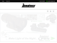Tablet Screenshot of lumaforce.com